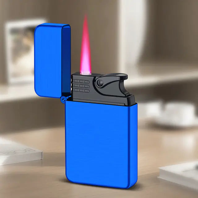 Personalized Metal Direct Red Flame Inflatable Lighter