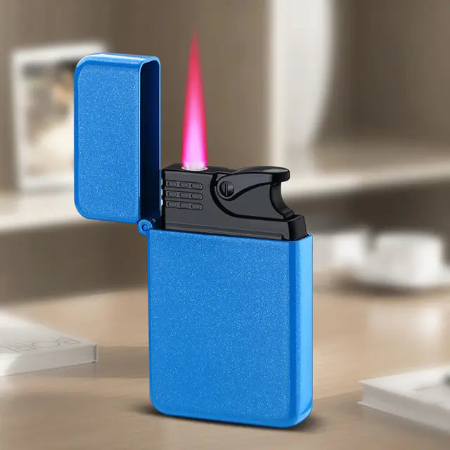Personalized Metal Direct Red Flame Inflatable Lighter