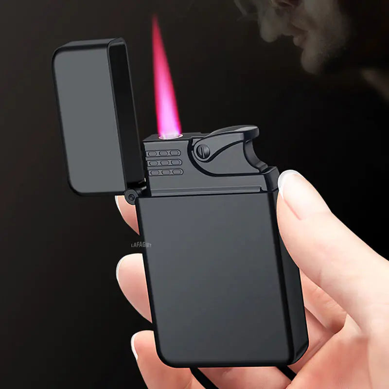 Personalized Metal Direct Red Flame Inflatable Lighter