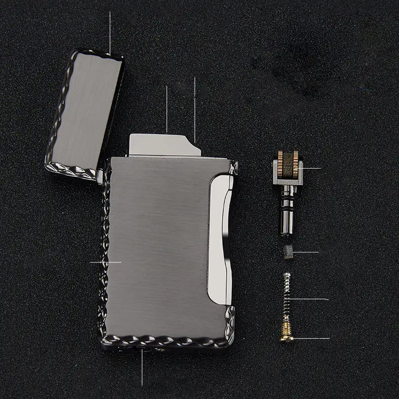 Personalized Double Flame Rechargeable Metal Lighter