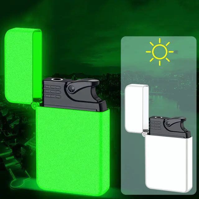 Personalized Metal Direct Red Flame Inflatable Lighter