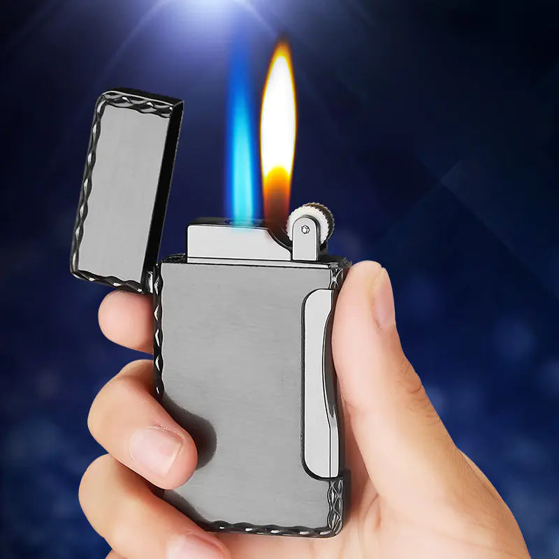 Personalized Double Flame Rechargeable Metal Lighter