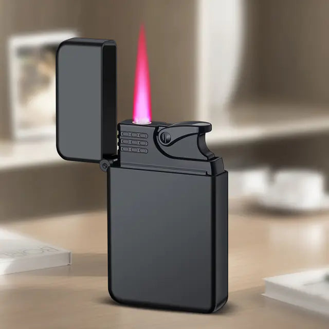 Personalized Metal Direct Red Flame Inflatable Lighter