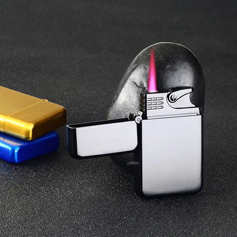 Personalized Metal Direct Red Flame Inflatable Lighter