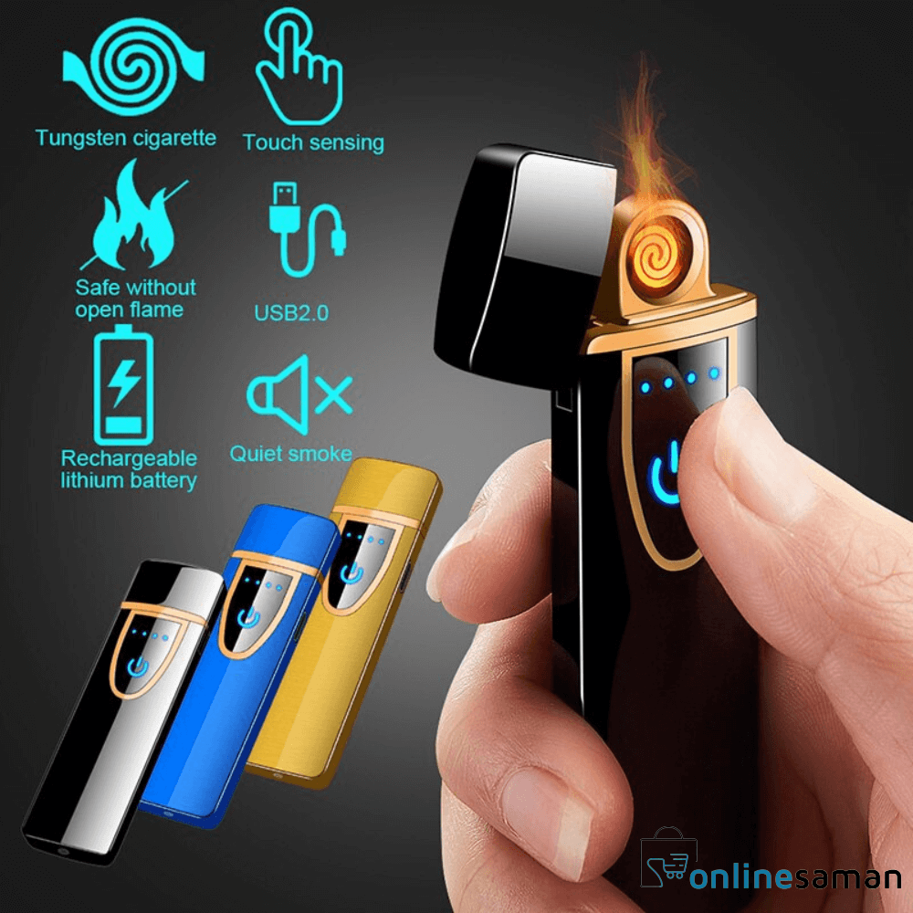 Touch Sensitive Mini USB Rechargeable Lighter Gift