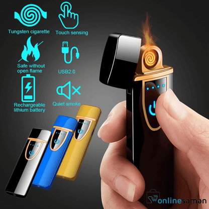 Touch Sensitive Mini USB Rechargeable Lighter Gift