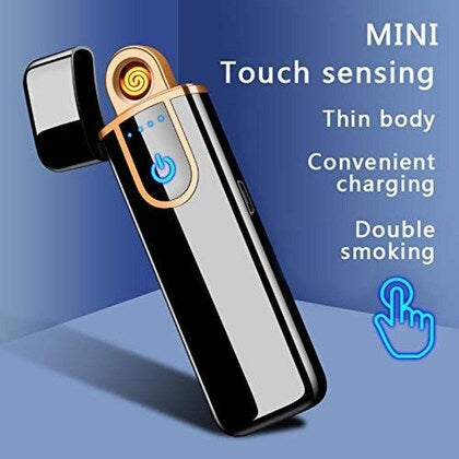 Touch Sensitive Mini USB Rechargeable Lighter Gift