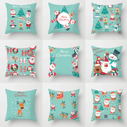 Christmas Cartoon Pillowcase