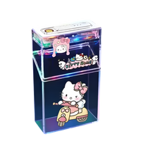 Cute Rechargeable Lighter with Transparent Case Gift