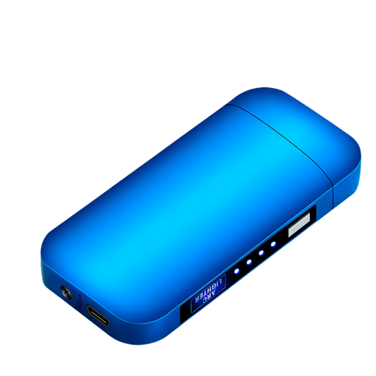 USB Rechargeable Metal Windproof Lighter with Display