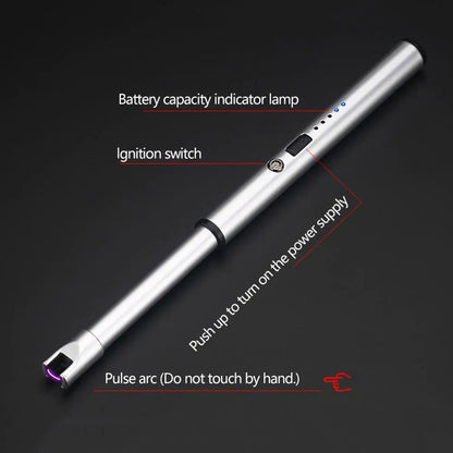 USB Rechargeable Arc Lighter for Cooking & Camping