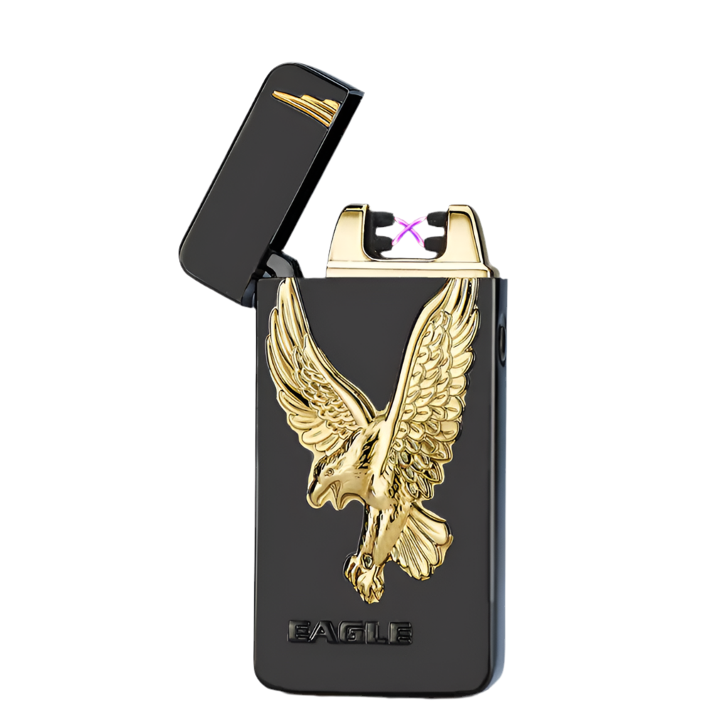 3D Relief USB Rechargeable Dual Arc Lighter