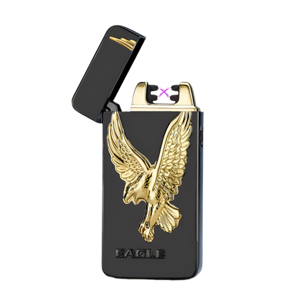 3D Relief USB Rechargeable Dual Arc Lighter