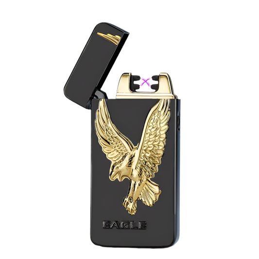 3D Relief USB Rechargeable Dual Arc Lighter