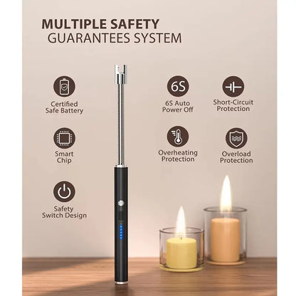 USB Rechargeable Flameless Arc Candle Lighter