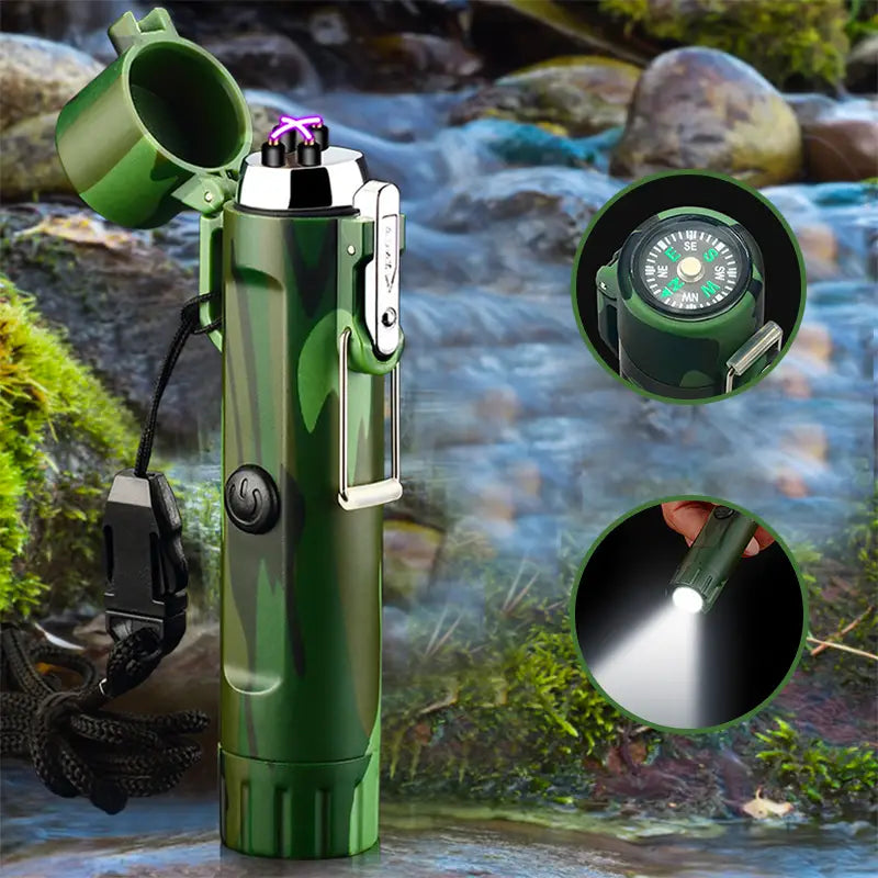 Waterproof Camouflage Dual Arc Lighter