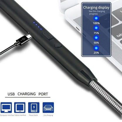 USB Rechargeable Flameless Arc Candle Lighter