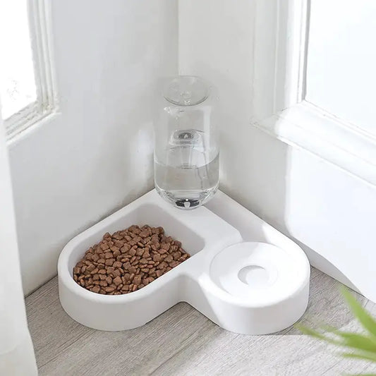 Automatic Water Fountain and Food Bowl for Pets (1pc)