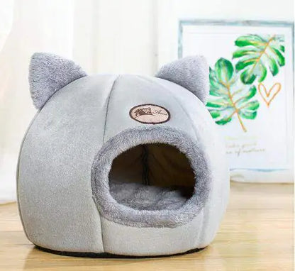 Cozy Cat Bed for Deep Sleep Pet Comfort (One Set)